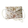 Geborduurde Clutch Handtas met Bloem Patroon – Hamid II