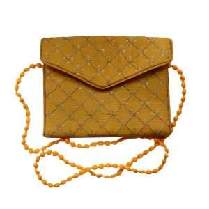 Geborduurde Clutch Handtas met Geometrisch Patroon – Hamid III