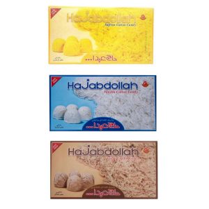 Pashmak – Perzische Suikerspin met Saffraan-, Vanille- & Cacaosmaken – Haj Abdollah (3x)
