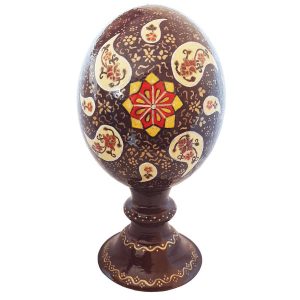 Perzisch Decoratief Handgeschilderd Struisvogelei – Paisley