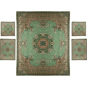 Perzisch Beddengoed Set – Oosterse Stijl Dubbel Formaat met Termeh Stof – Lana