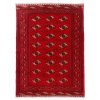 Handgeknoopt Perzisch Gorgan Tribaal Tapijt (Bukhara Design) - Rode Wol