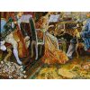 Handgeknoopte Perzische Picturale Tapis uit Tabriz Afbeeldend Piano