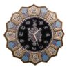 Handgemaakte Perzische Houten Wandklok – Inlegwerk Kunst, Golnaz