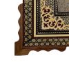 Handgemaakte Perzische Houten Wandklok – Inlegwerk Kunst, Nafis