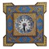 Handgemaakte Perzische Houten Wandklok – Inlegwerk Kunst, Hendesi