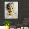 Perzische Wandkunst Canvas — Gold Calligraphy — Klassiek
