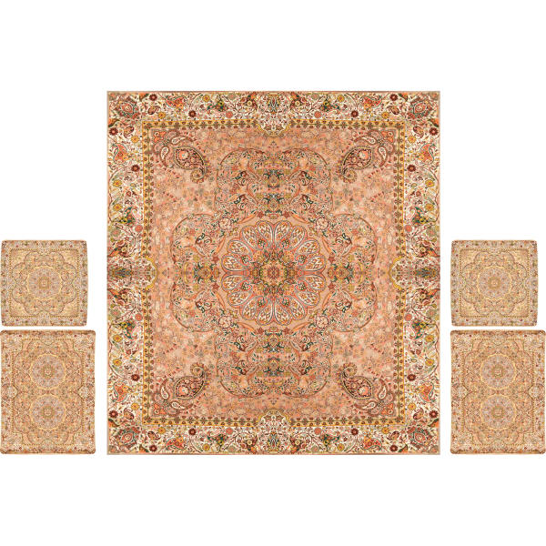 Perzisch Beddengoed Set – Oosterse Stijl Dubbel Formaat met Termeh Stof – Afshar
