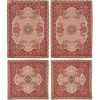 Perzisch Beddengoed Set – Oosterse Stijl Dubbel Formaat met Termeh Stof – Roze Laya