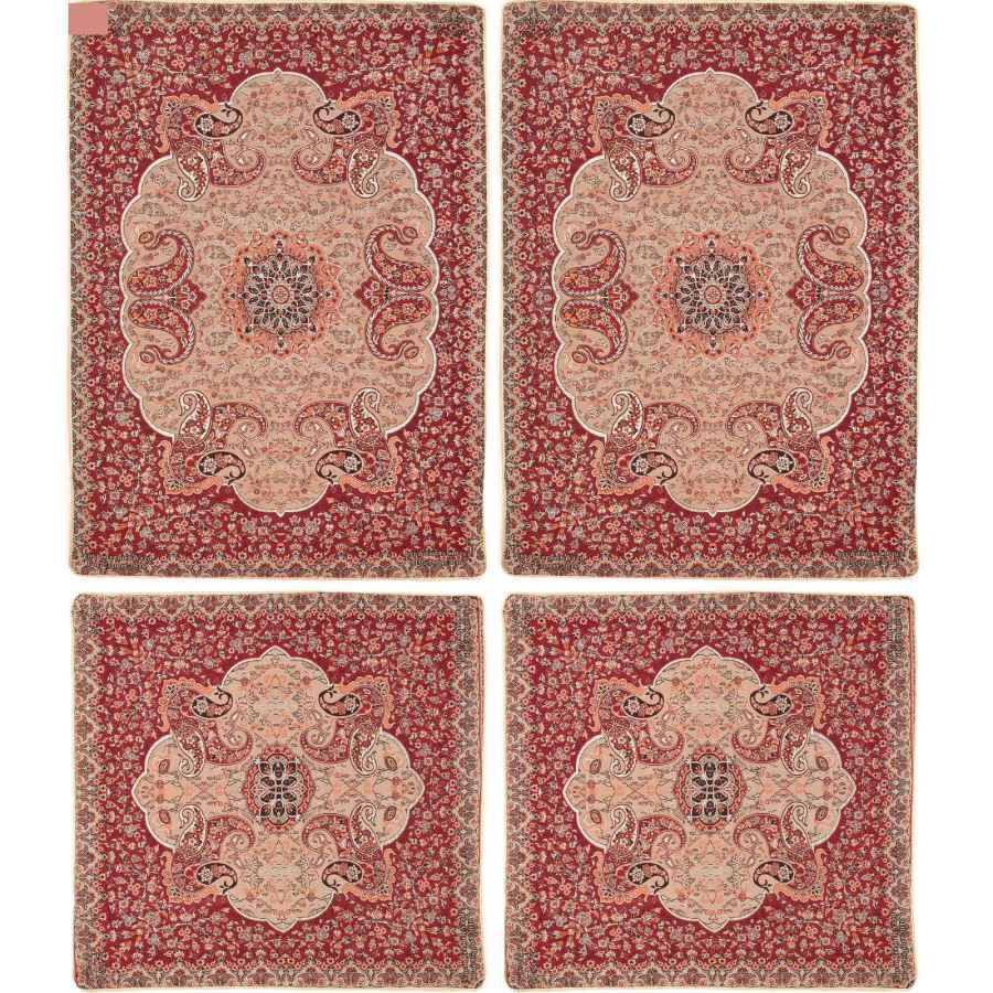 Perzisch Beddengoed Set – Oosterse Stijl Dubbel Formaat met Termeh Stof – Roze Laya