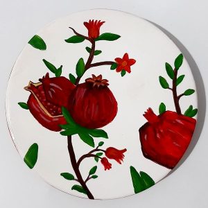 Decoratief Keramisch Bord Handbeschilderde Anar