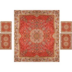 Perzisch Beddengoed Set – Oosterse Stijl Dubbel Formaat met Termeh Stof – Mahta