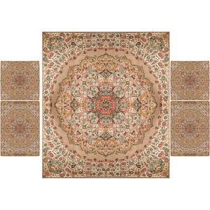 Perzisch Beddengoed Set – Oosterse Stijl Dubbel Formaat met Termeh Stof – Nima