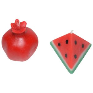 Granaatappel Kaars – Gecombineerd met Watermeloen, Geschikt voor Yalda