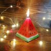 Watermeloen Kaars – Rood Fruitmodel voor Yalda Decor