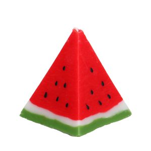 Watermeloen Kaars – Rood Fruitmodel voor Yalda Decor