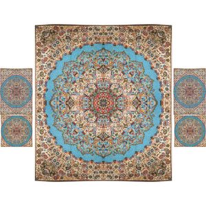 Perzisch Beddengoed Set – Oosterse Stijl Dubbel Formaat met Termeh Stof – Nina