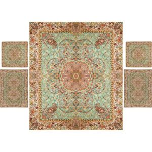 Perzisch Beddengoed Set – Oosterse Stijl Dubbel Formaat met Termeh Stof – Noyan