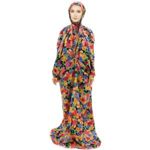 Islamitische Namaz Chador voor Vrouwen Ideaal voor Bidden – Bloemen