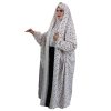Islamitische Namaz Chador met Mouwen voor Vrouwen Ideaal voor Bidden – Wit