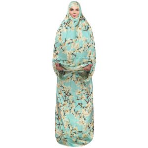 Islamitische Namaz Chador voor Vrouwen Ideaal voor Bidden – Hemelsblauw