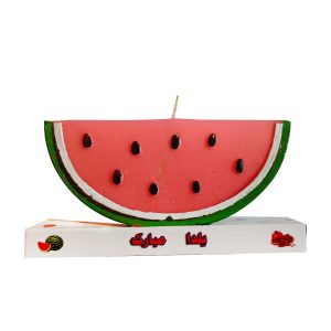 Decoratieve Watermeloenkaars – Perfect voor Yalda