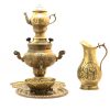 Perzische koperen samovar decoratieve houtskool theemaker Floral Motifs 2-Liter