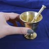 Messing Vijzel & Stamper Set Traditionele Perzische Stijl Golzari