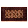 Handgeknoopt Perzisch Khorasan Tribaal Tapijt (Bukhara Design) - Crème & Rode Wol