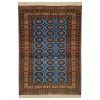 Handgeknoopt Perzisch Turkmen Dalan Tapijt (Bukhara Design) - Bruine Wol