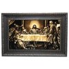 Handgeknoopte Perzische Picturale Tapis uit Tabriz Afbeeldend Laatste Maaltijd