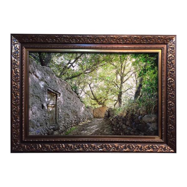 Handgeknoopte Perzische Picturale Tapis uit Tabriz Afbeeldend Divar II