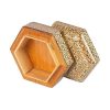 Handgemaakte Houten Sieradendoos met Perzisch Khatam Design – Honarlux