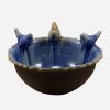 Handgemaakte Decoratieve Keramische Kom Model Boom & Vogels