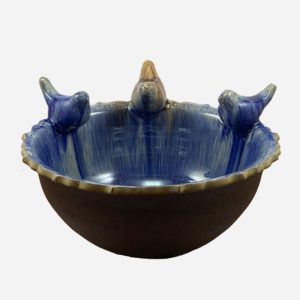 Handgemaakte Decoratieve Keramische Kom Model Boom & Vogels