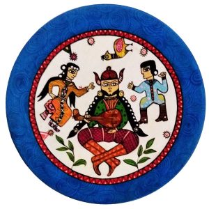 Decoratief Keramisch Bord Handbeschilderde Rajasthani IIII