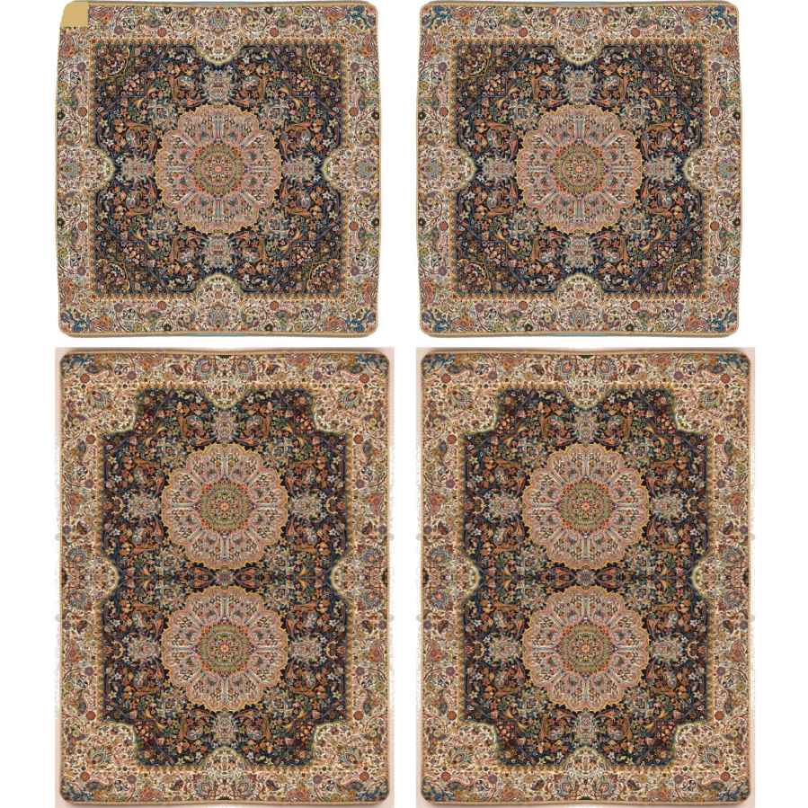 Perzisch Beddengoed Set – Oosterse Stijl Dubbel Formaat met Termeh Stof – Paradise