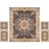 Perzisch Beddengoed Set – Oosterse Stijl Dubbel Formaat met Termeh Stof – Paradise