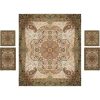 Perzisch Beddengoed Set – Oosterse Stijl Dubbel Formaat met Termeh Stof – Negin