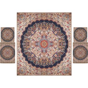 Perzisch Beddengoed Set – Oosterse Stijl Dubbel Formaat met Termeh Stof – Ordibehesht