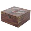 Houten Doos voor Cadeaus met Artistiek Patroon Thee