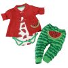 Set van 3 Stuks Babykleding – Model Yalda Nacht Rood