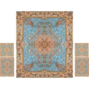 Perzisch Beddengoed Set – Oosterse Stijl Dubbel Formaat met Termeh Stof – Afshar