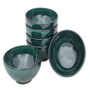 Keramische Dizi Kom – Voor Abgoosht, Yoghurt, Soep & Noedels (Set van 6)