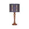 Traditionele Houten Tafellamp met Perzisch Geïnspireerde Lampenkap Kabiri (Variant)