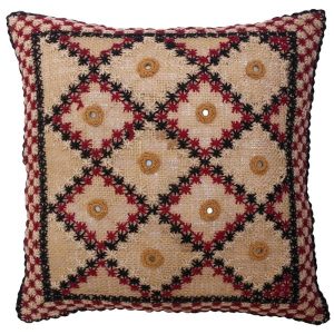 Geborduurd Kussenhoes – Cream Sana Design
