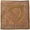 Geborduurde Kussenhoes – Gouden Suzani Design