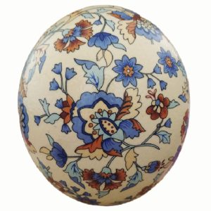 Perzische Decoratieve Struisvogelei – Crème Elegantie