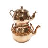 Perzische Koperen Dubbele Theepot Duurzaam & Gehamerd – Dana