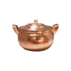Iraanse Koperen Kookpan – Klassieke oosterse stijl (gehamerd), model Golin